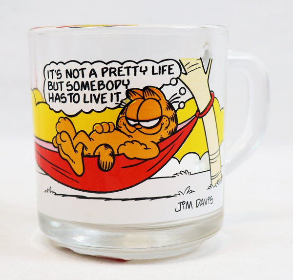 VINTAGE 1978 McDonald's Garfield & Odie It's Not a Pretty Life Coffee Mug