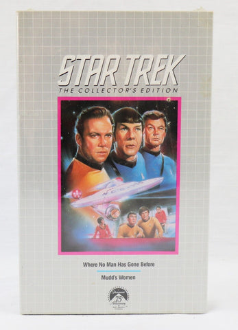 Star Trek Collector's Edition VINTAGE SEALED VHS Cassette Where No Man Has Gone