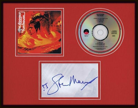 Steve Mackey Signed Framed 11x14 CD & Photo Display The Stooges Funhouse