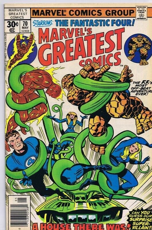 Marvel's Greatest Comics #70 VINTAGE 1977 Marvel Fantastic Four 