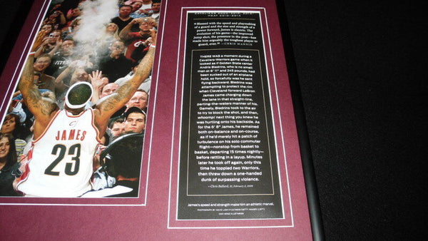 Lebron James Framed 12x18 Photo Display Cavaliers