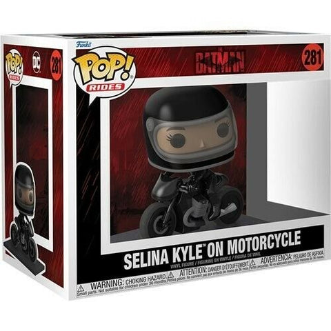 NEW SEALED 2022 Funko Pop Batman Selina Kyle on Motorcycle Deluxe Figure Vehicle