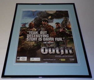 The Outfit 2006 XBox Framed 11x14 ORIGINAL Advertisement