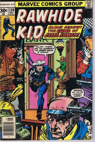 Rawhide Kid #139 ORIGINAL Vintage 1977 Marvel Comics 