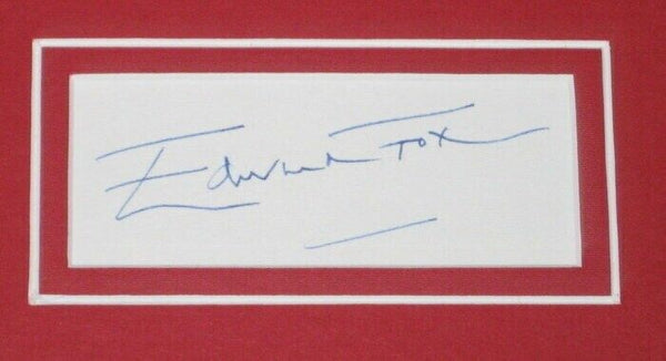 Edward Fox Signed Framed 11x14 Photo Display 