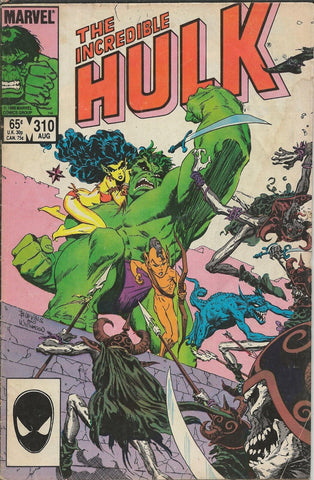 Incredible Hulk #310 ORIGINAL Vintage 1985 Marvel Comics 