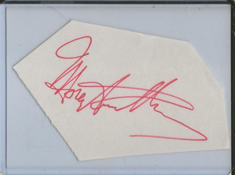 Morey Amsterdam Signed Vintage Index Card Dick Van Dyke Show