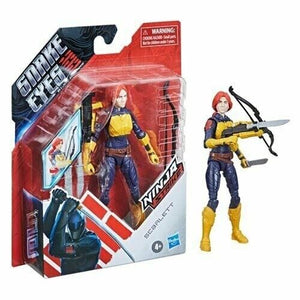 NEW SEALED 2021 GI Joe Origins Snake Eyes Scarlett Action Figure