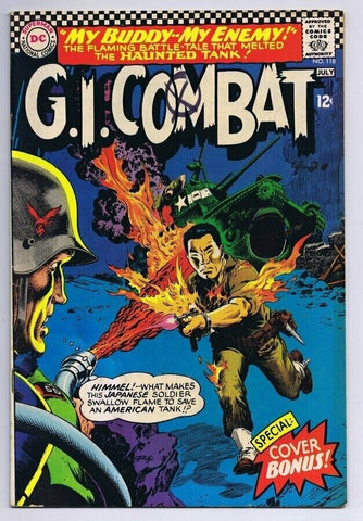 GI Combat #118 ORIGINAL Vintage 1966 DC Comics 