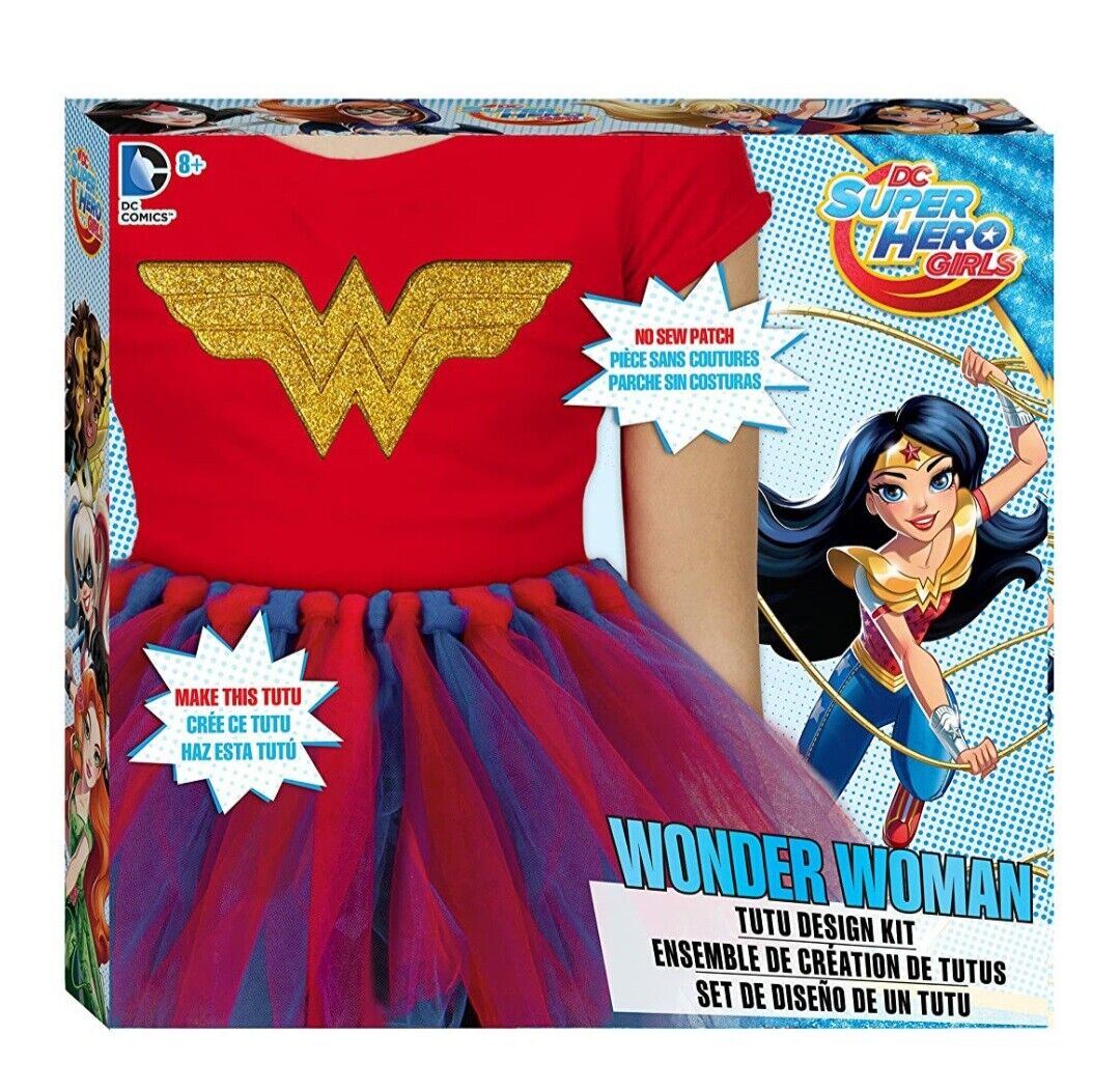 NEW SEALED DC Super Hero Girls Wonder Woman Tutu Design Kit