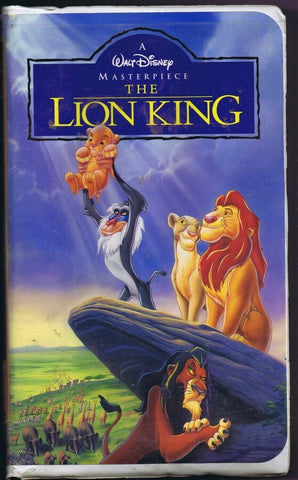 The Lion King VHS Clamshell Edition DIsney Matthew Broderick James Earl Jones