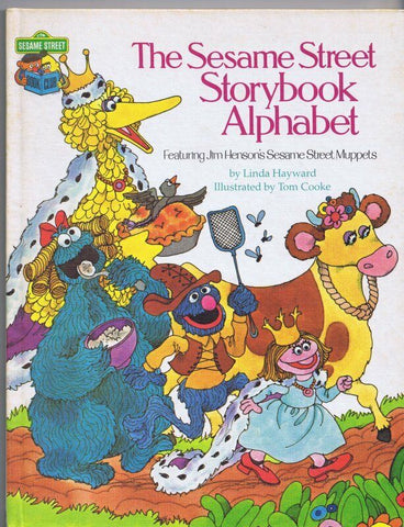 ORIGINAL Vintage 1980 Sesame Street Storybook Alphabet Hardcover Book