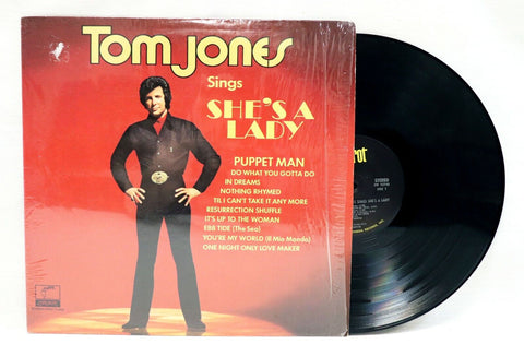 VINTAGE Tom Jones Sings She's A Lady LP Vinyl Record Album 71046