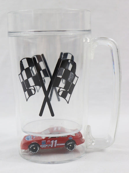 VINTAGE Bill Elliott Plastic Mug w/ Diecast Car Base