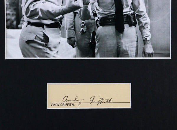 Andy Griffith Signed Framed 11x14 Photo Display AW w/ Knotts & Nabors