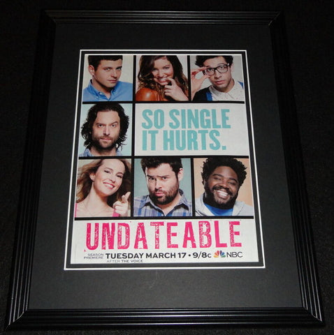 Undateable 2015 NBC Framed 11x14 ORIGINAL Advertisement Chris D'Elia