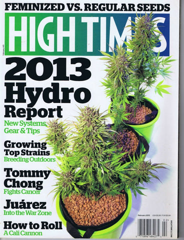 ORIGINAL Vintage Feb 2013 High Times Magazine #445