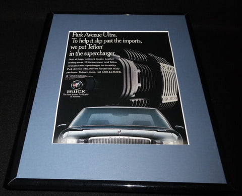 1993 Buick Park Avenue Ultra Framed 11x14 ORIGINAL Vintage Advertisement