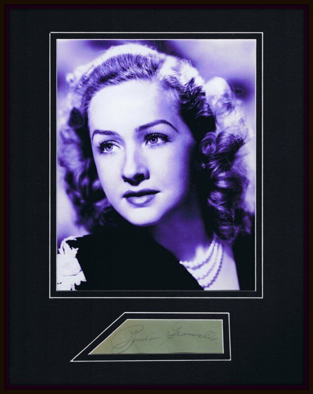 Bonita Granville Signed Framed 11x14 Photo Display JSA