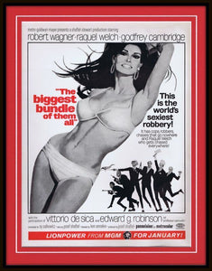 ORIGINAL 1961 Biggest Bundle of Them All 11x14 Framed Advertisement Raquel Welch