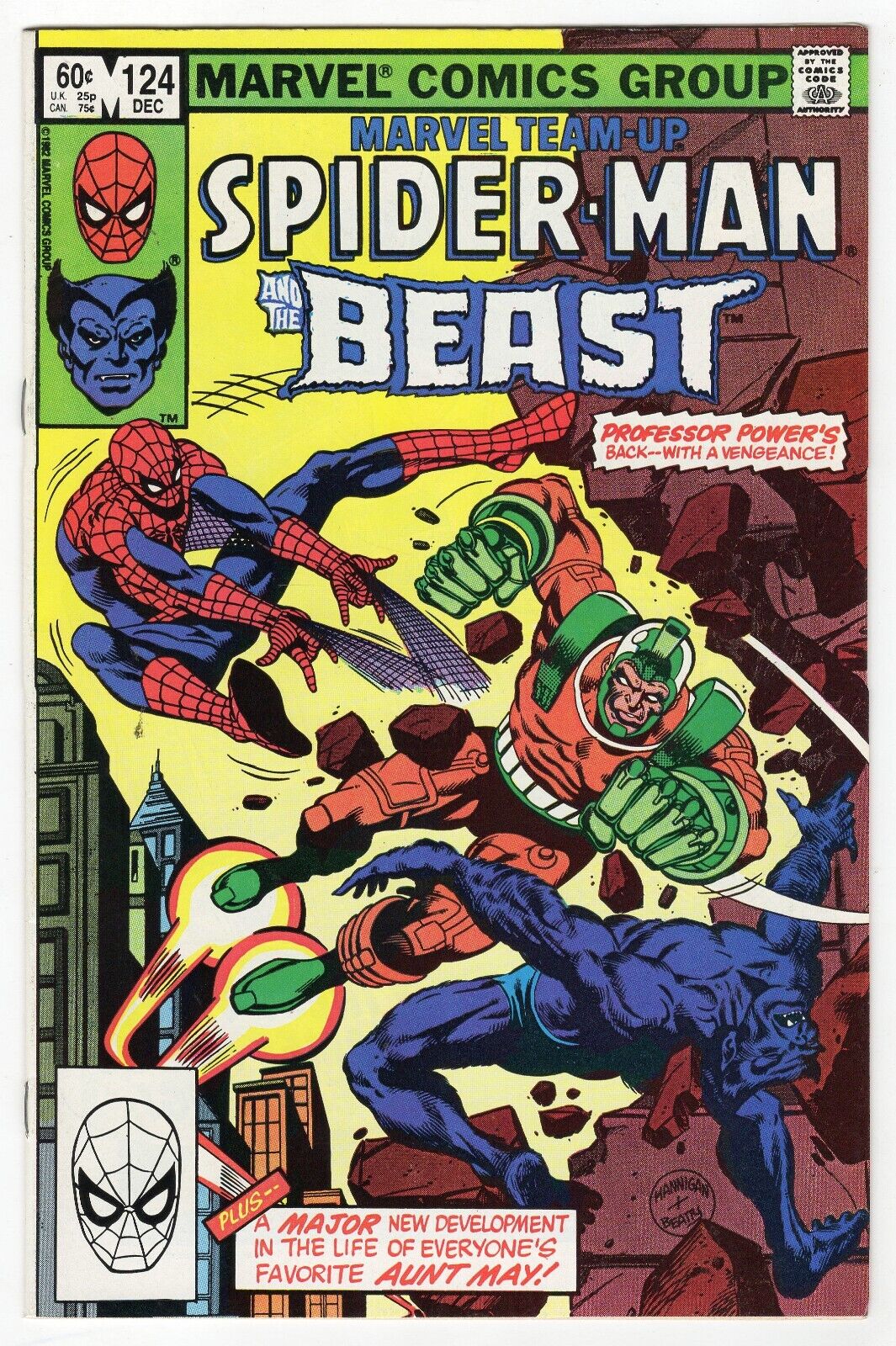 Marvel Team Up #124 VINTAGE 1982 Spider-Man Beast