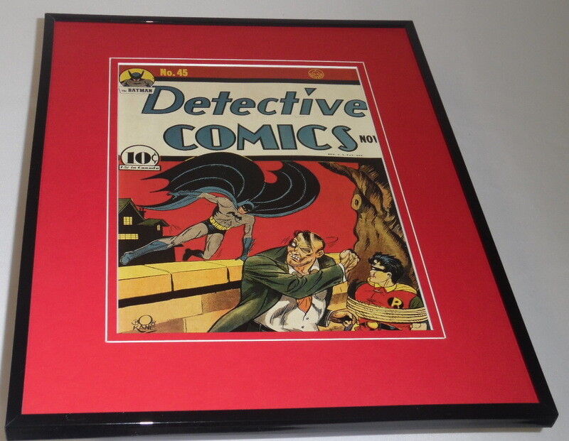 Detective Comics #45 Framed 11x14 Repro Cover Display Batman Robin