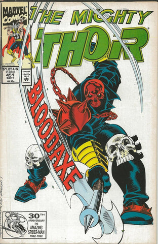 Thor #451 ORIGINAL Vintage 1992 Marvel Comics 337 Homage Cover