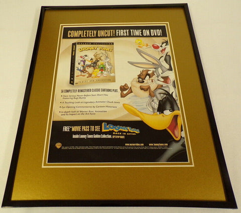 Looney Tunes 2003 Framed 11x14 ORIGINAL Advertisement Bugs Bunny Tweety