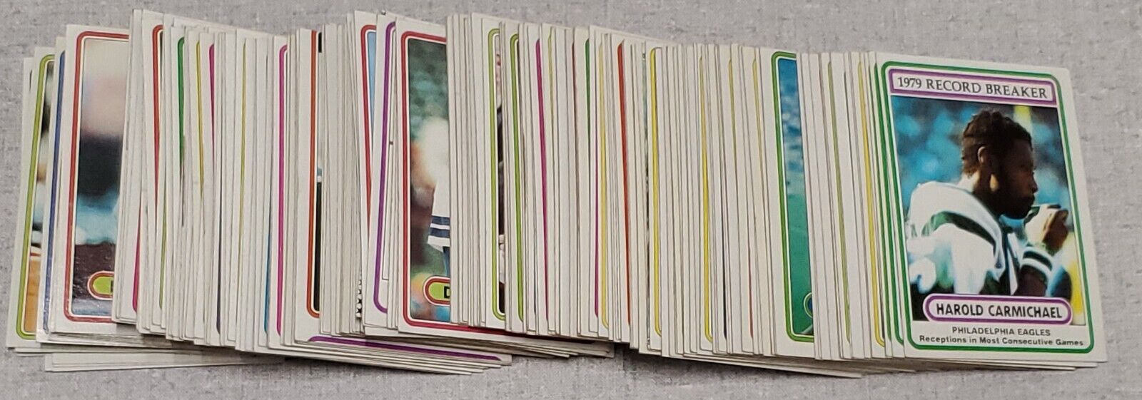 1980 Topps Football Starter Set Lot 197/528 37% Complete