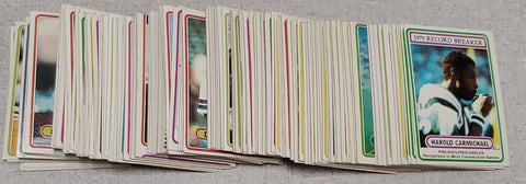 1980 Topps Football Starter Set Lot 197/528 37% Complete