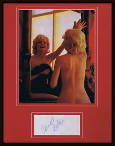 Carroll Baker Signed Framed 11x14 Photo Display JSA 