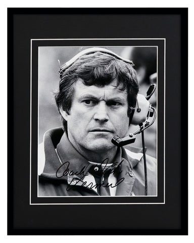 Coach Dick Vermeil Signed Framed 11x14 Photo Display Eagles Rams