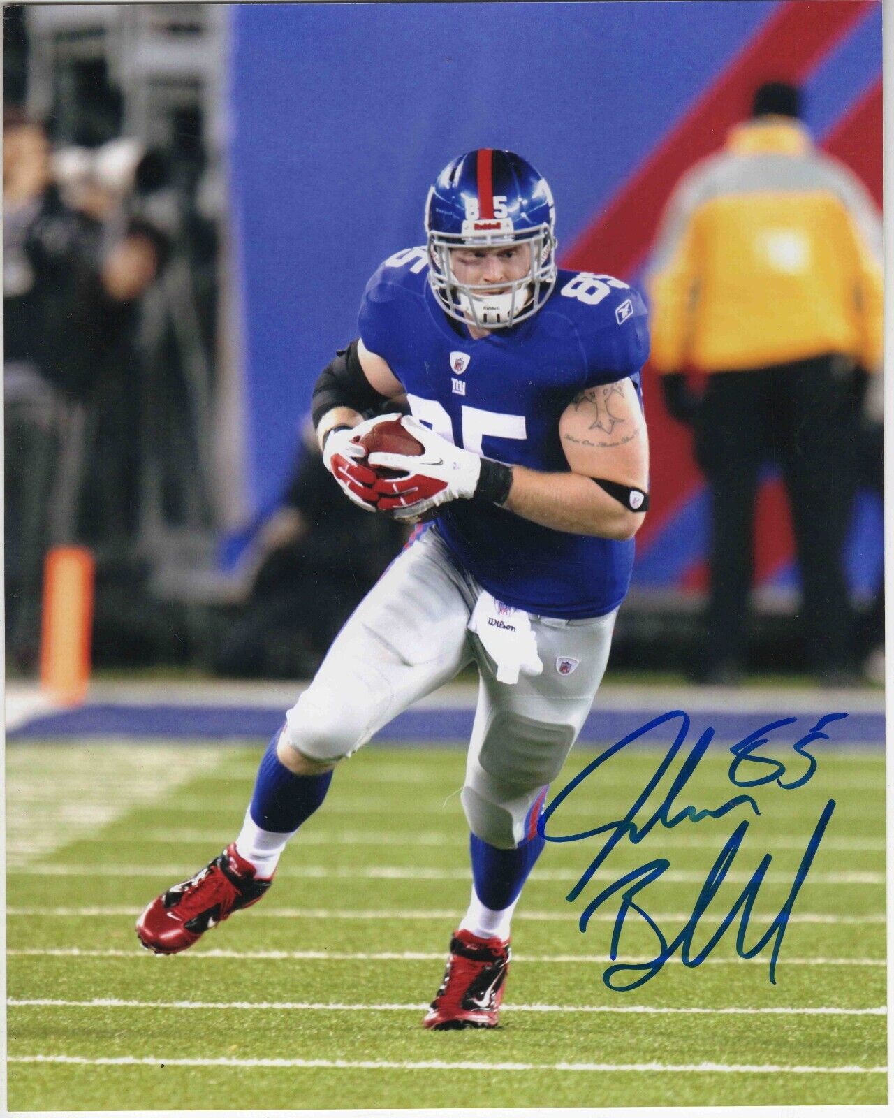 Jake Ballard Signed 8x10 Photo Giants