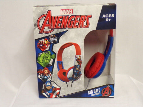 NEW SEALED Marvel Avengers Kid Safe Headphones