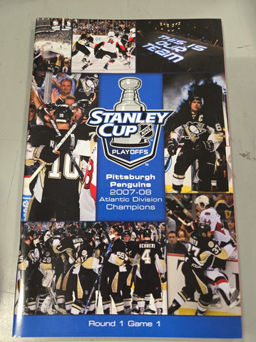 2008 New York Rangers @ Pittsburgh Penguins Playoff Program