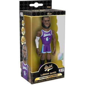 NEW SEALED 2022 Funko Gold NBA Lebron James Lakers 5" Action Figure