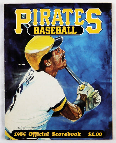 VINTAGE 1985 Phillies @ Pittsburgh Pirates Scorebook Scored Mike Schmidt