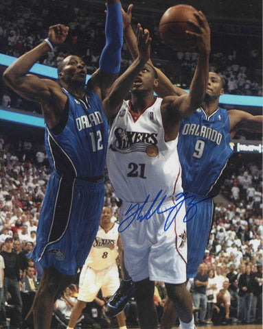 Thaddeus Young Signed 8x10 Photo 76ers