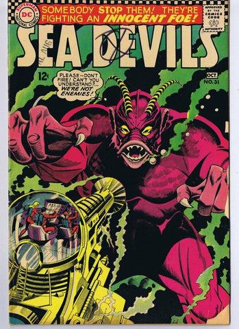 Sea Devils #31 ORIGINAL Vintage 1966 DC Comics 