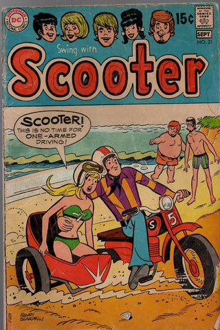 Swing With Scooter #21 VINTAGE 1969 DC Comics GGA Bikini