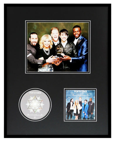 Pentatonix Group 16x20 Framed That's Christmas to Me CD & Grammy Photo Display