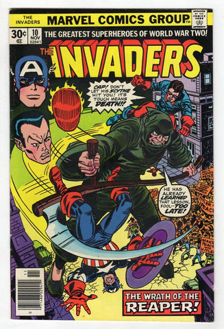 Invaders #10 VINTAGE 1976 Marvel Comics