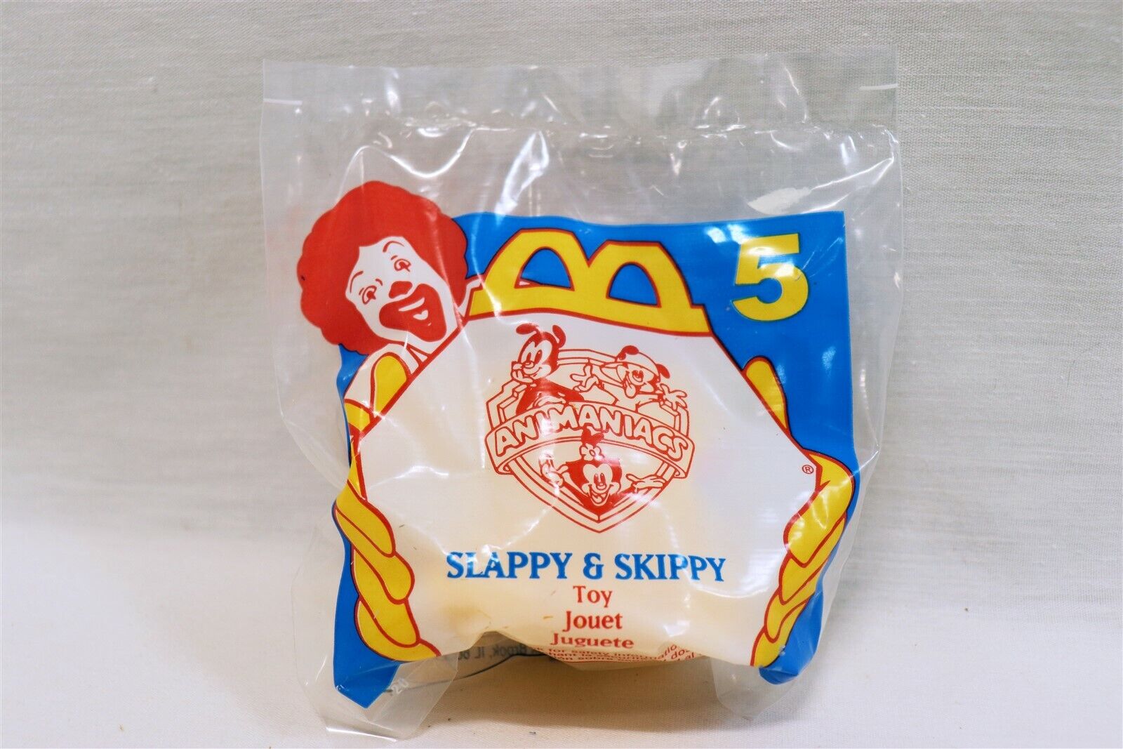 VINTAGE SEALED 1995 McDonald's Animaniacs Slappy and Skippy Figure