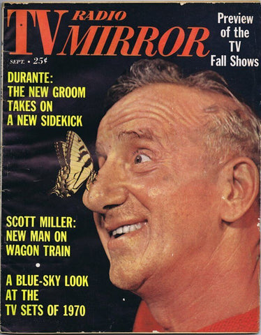 ORIGINAL Vintage September 1961 TV Radio Mirror Magazine Jimmy Durante