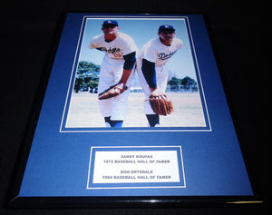 Sandy Koufax & Don Drysdale Framed 11x14 Photo Display Dodgers