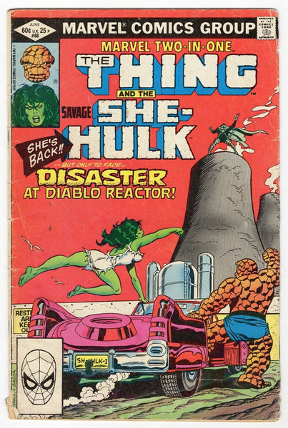 Marvel Two-in-One #88 VINTAGE 1982 Thing She-Hulk