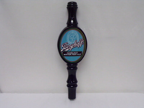 ORIGINAL Vintage Berghoff Hazelnut Winter Fest Ale Beer Keg Tap Handle 