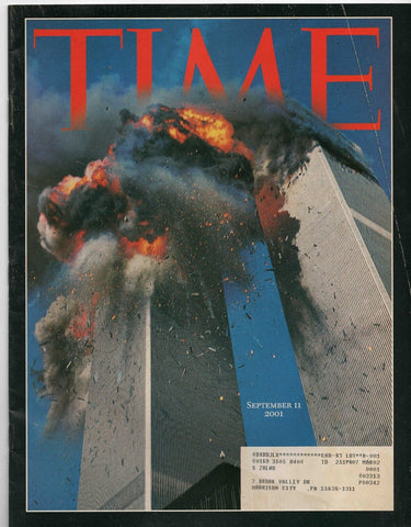 VINTAGE Sep 11 2001 Time Magazine 9/11/01 Twin Towers