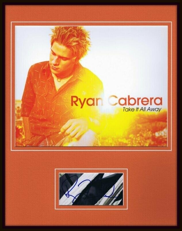 Ryan Cabrera Signed Framed 11x14 Photo Display JSA 