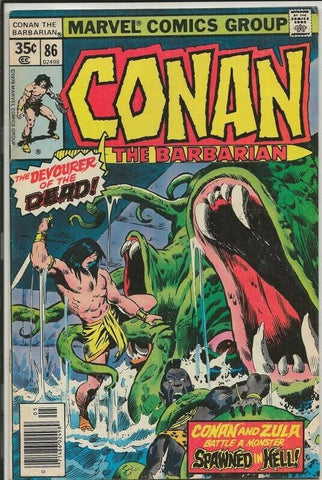 Conan the Barbarian #86 ORIGINAL Vintage 1978 Marvel Comics 